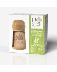 Desodorante de Savia de Bambu recargable - aplicador de madera con recambio 45g Bo Stick 2