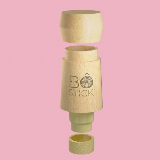 Desodorante recargable (duo aplicador de madera con recambio) Flor de Granada 45g Bo Stick