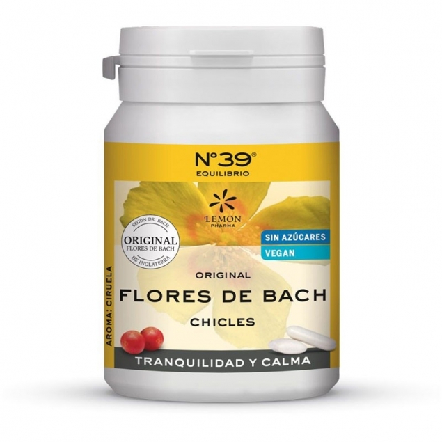 Chicles Flores de Bach Nº39 Bio 60g Lemon Pharma