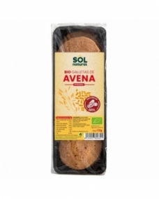 Galletas de Avena integral endulzadas con Datil Bio 170g Sol Natural
