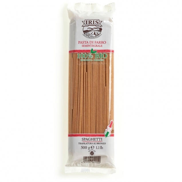 Espaguetis de espelta semintegral BIO 500g IRIS