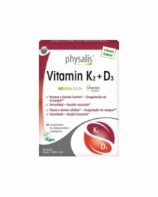 Vitamin K2 + D3 60 comprimidos Physalis