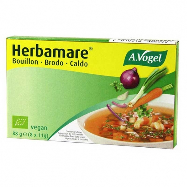 Caldo vegetal Herbamare Bio 8 cubitos A.Vogel