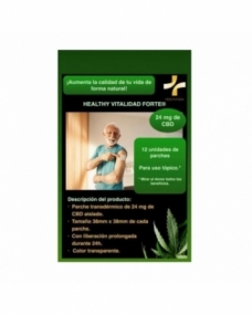 Parches 24mg CBD 12 unidades Healthy vitality