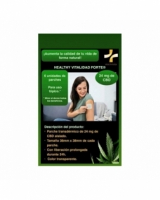 Parches 24mg CBD 6 unidades Healthy vitality