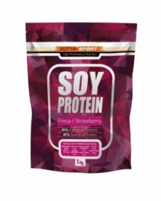 Proteina de soja isolada Fresa Doypack 1Kg Sotya
