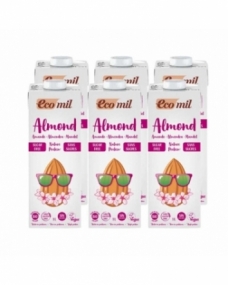 Bebida de almendra nature (sin azucar) proteina Bio 6x1L Ecomil
