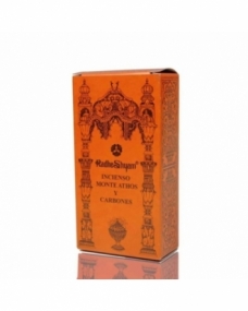 Incienso Monte Athos 50g y Carbones 10u Radhe shyam