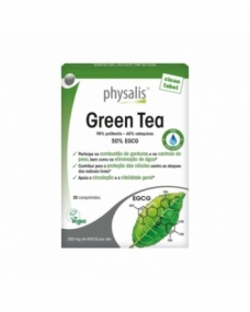 Te verde Green Tea vegan 30 comprimidos Physalis