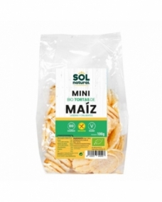 Mini tortitas de maiz Bio 100g Sol Natural