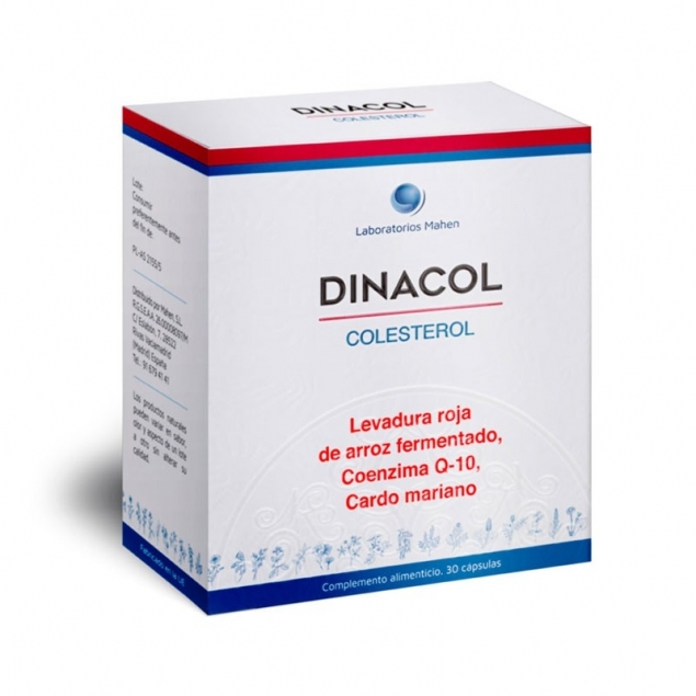 Dinacol Colesterol 30 capsulas Mahen