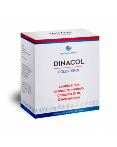 Dinacol Colesterol 30 capsulas Mahen