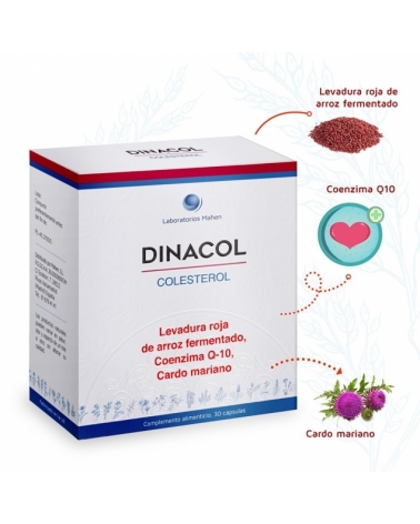 Dinacol Colesterol 30 capsulas Mahen