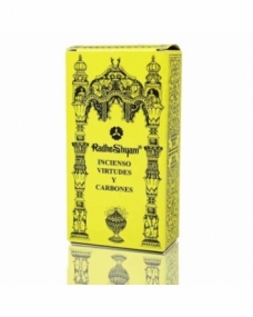 Incienso Virtudes 50g y Carbones 10u Radhe Shyam