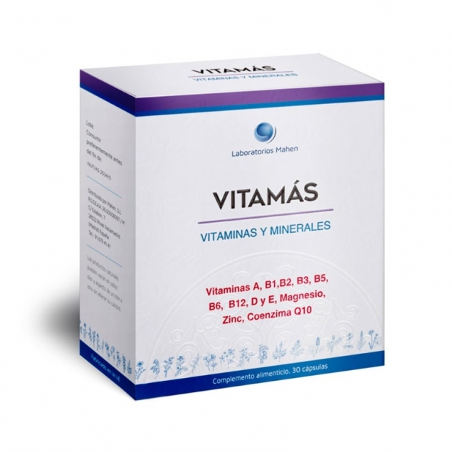 Vitamas (vitaminas y minerales) 30 capsulas Mahen