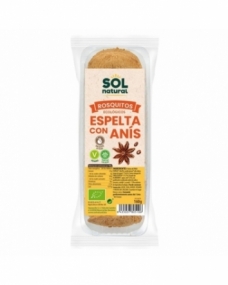 Rosquitos de Espelta con Anis Bio 150 g Sol Natural