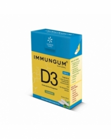 Chicles Immungum natural con vitamina D3 28g Lemon Pharma
