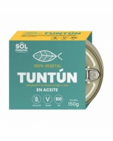 Tuntun Atun vegano en aceite Bio 150g Sol Natural