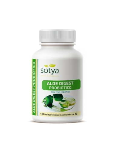 Aloe Digest Probiotico masticable 1g 100 comprimidos Sotya