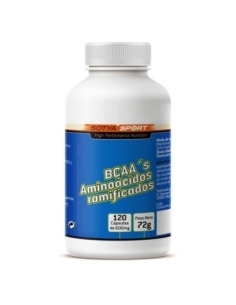 BCAA'S aminoacidos ramificados 600mg 120 capsulas Sotya