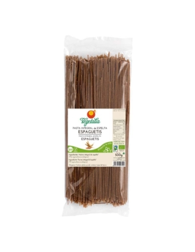 Espaguetis de espelta integral bio 500g Vegetalia