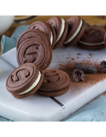 Galletas mini choco-sorrisi expositor 12x100g Schar