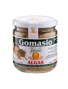 Gomasio con algas en bote de vidrio bio 160 g Vegetalia