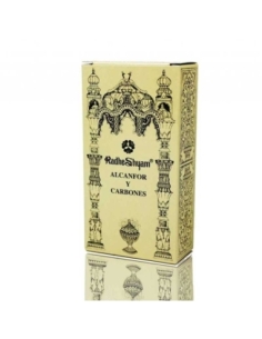 Incienso Alcanfor 50g y Carbones 10u Radhe Shyam