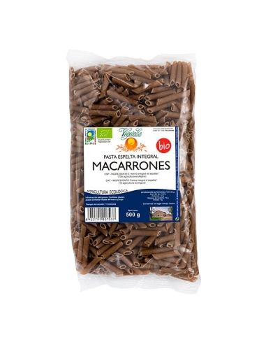 Macarrones de espelta integral bio 500 g Vegetalia