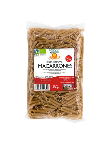 Macarrones integrales bio 500 g Vegetalia