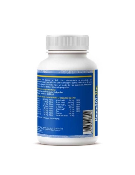 MemorSot&Zinc 750mg 60 capsulas Sotya