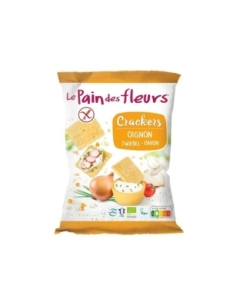 Mini Crackers cebolla sin gluten Bio 75g Le Pain Des Fleurs