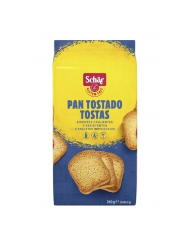 Pan tostado Tostas-Fette biscottate 260g Schar