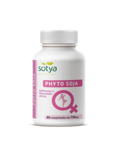 Phyto soja isoflavonas 750mg 80 comprimidos Sotya