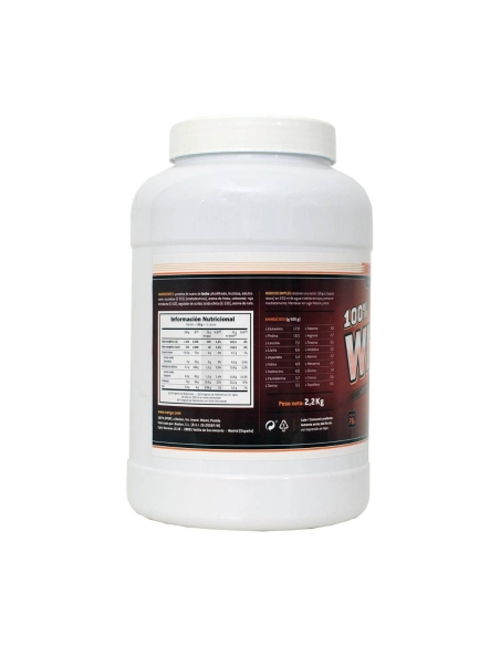 Proteina whey de suero de leche fresas con nata 2200g Sotya