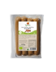 Salchicha vegetal natural bio 230g Vegetalia