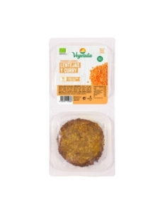 Vegeburguer de lentejas y curry bio 160 g Vegetalia