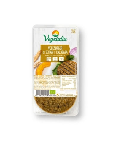 Vegeburguer de seitan y calabaza bio 160g Vegetalia