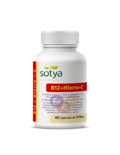 Vitamina B12+ hierro+ vit C 60 capsulas Sotya