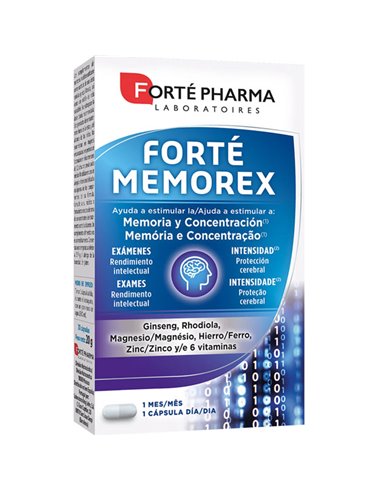 Forte Memorex 30 Comprimidos Memoria y Concentración