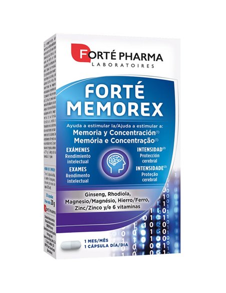 Forte Memorex 30 Comprimidos Memoria y Concentración