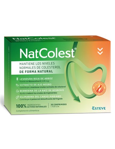NatColest Niveles normales del colesterol 30 comprimidos