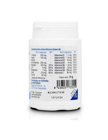 ERGYSTRESS Gestión del Estrés 60 cápsulas