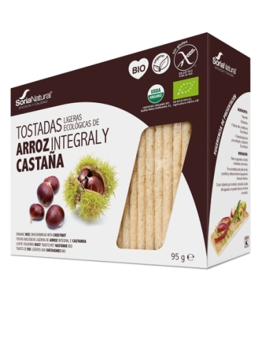 Soria Alimentacion Tostadas Ligeras Arroz Castaña Soria Nat