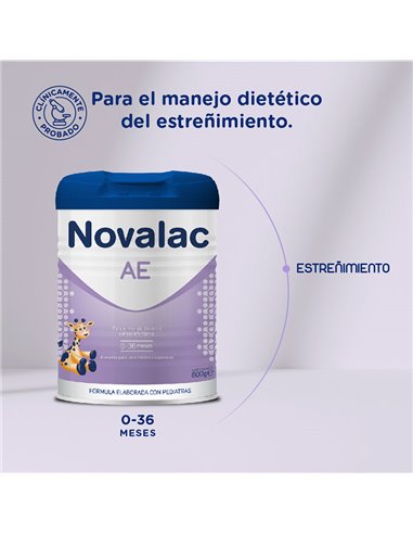 Novalac AE Antiestreñimiento 0-36 meses 800 gramos
