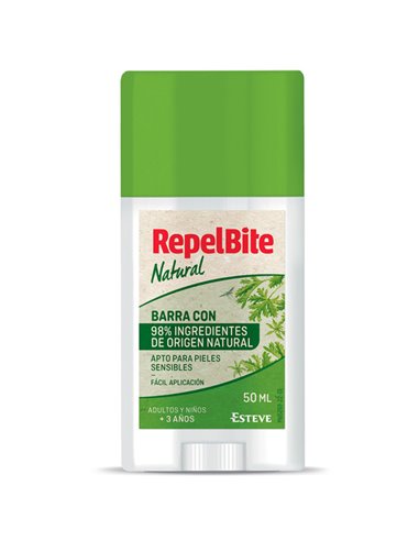 Repelbite Natural Barra 50ml: Protección natural contra mosquitos