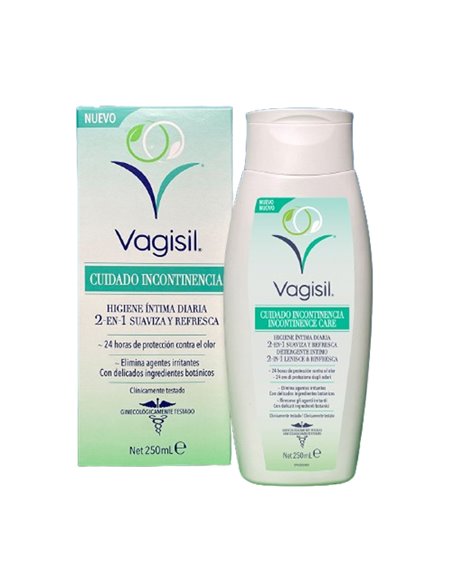Vagisil Cuidado Incontinencia: Higiene Íntima Diaria 2 en 1 (250 ml)
