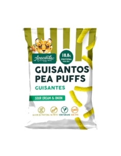 Gusanitos de Guisantes sour cream&onion (guisantos pea puffs) 60g Anaconda