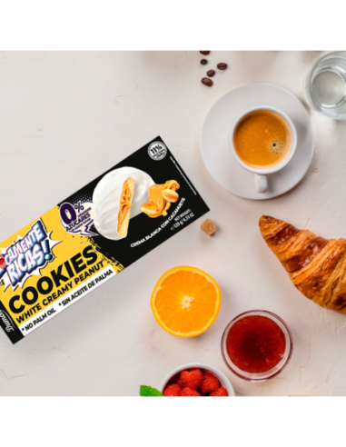 Galletas de Crema Blanca y cacahuete 128g Dumon