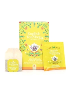 Lemongrass jengibre & citrus Bio 20 filtros English Tea Shop